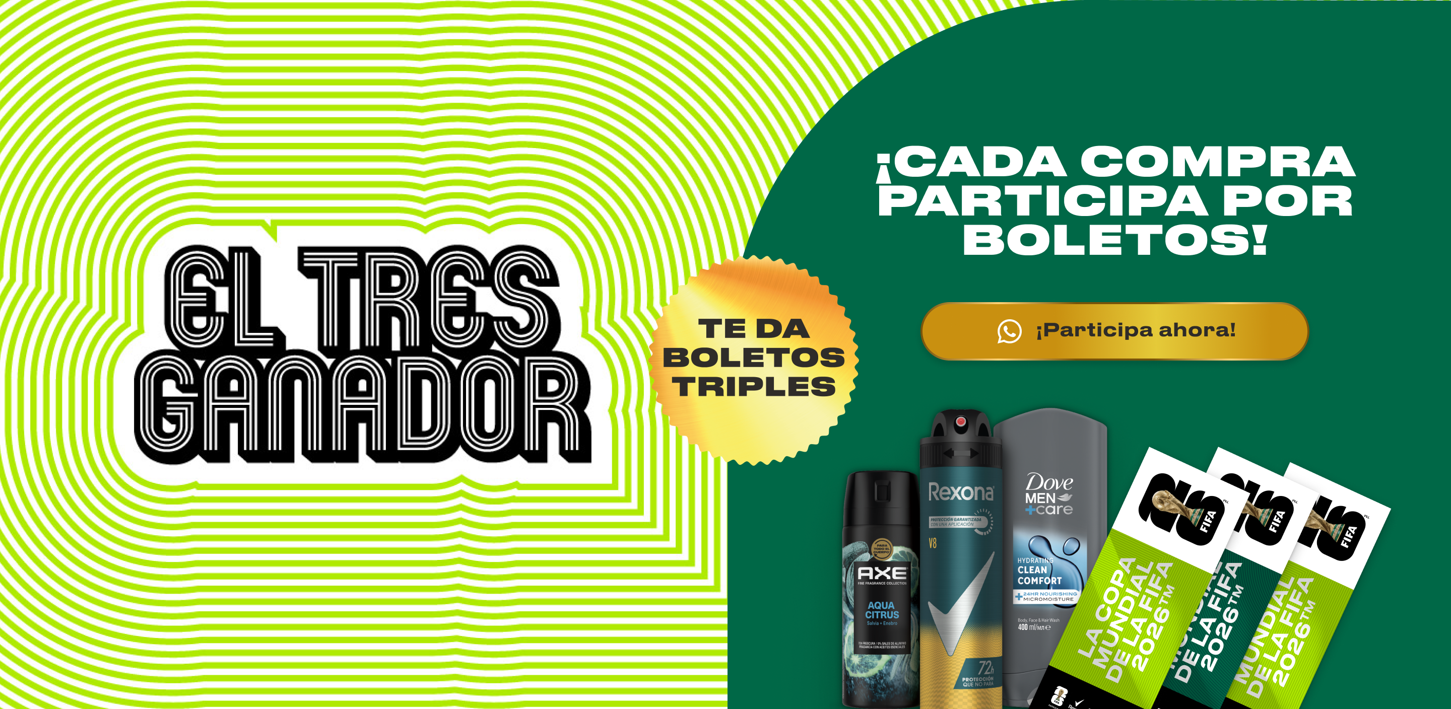 CADA COMPRA PARTICIPA POR BOLETOS