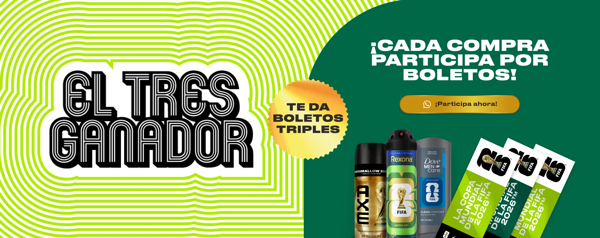 CADA COMPRA PARTICIPA POR BOLETOS